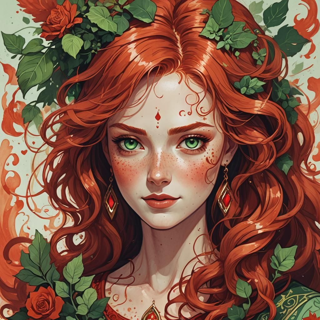 Fiery Redhead Character Concept: The Fiery Heart