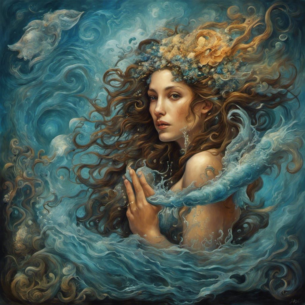 Aquarius the water bearer