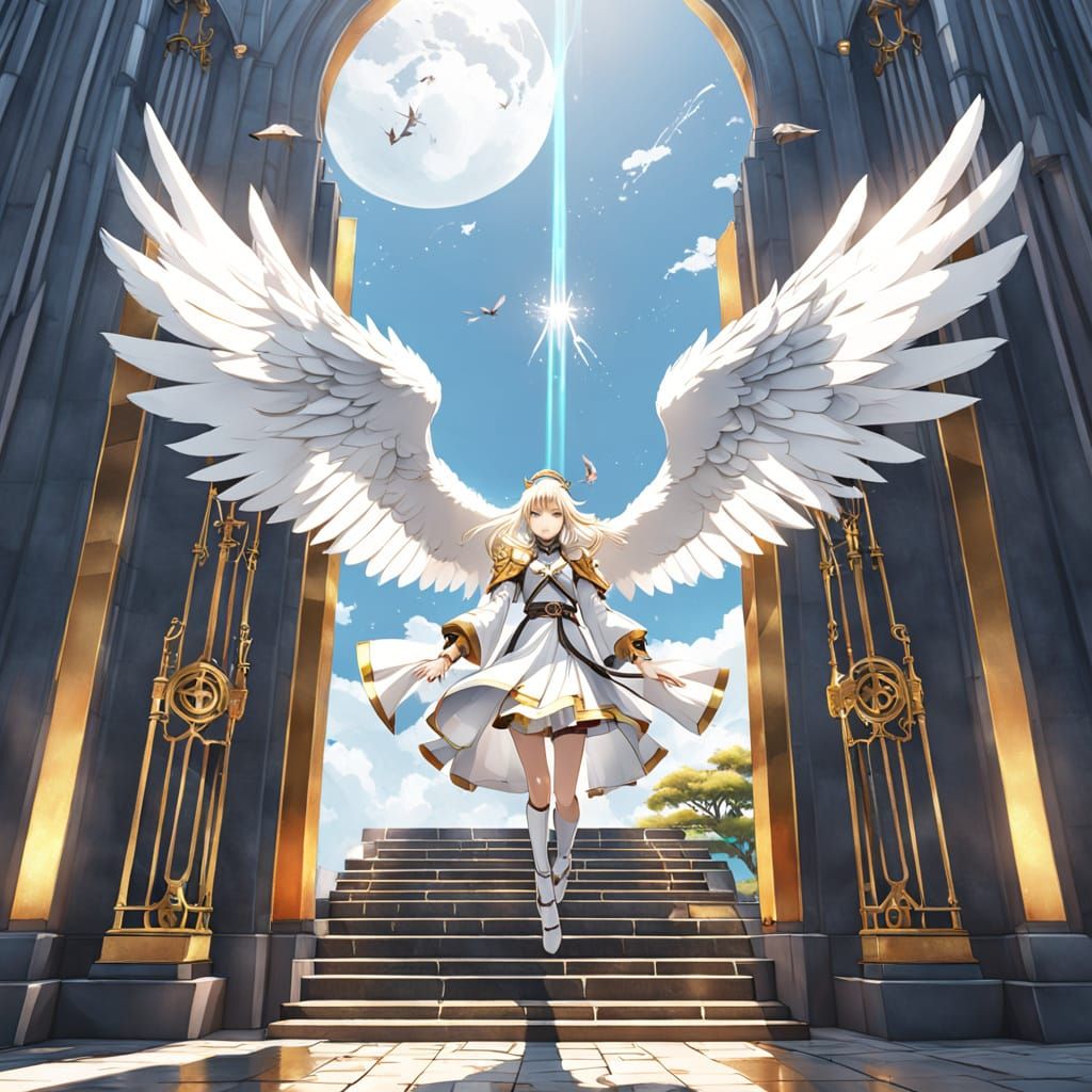 Angel Wolf Goddess Bids Farewell to Earthly Friends