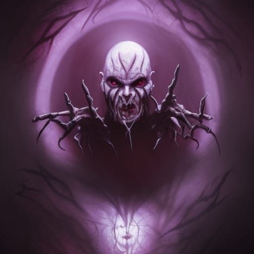Demonic Spider in Dark Fantasy Concept Art
