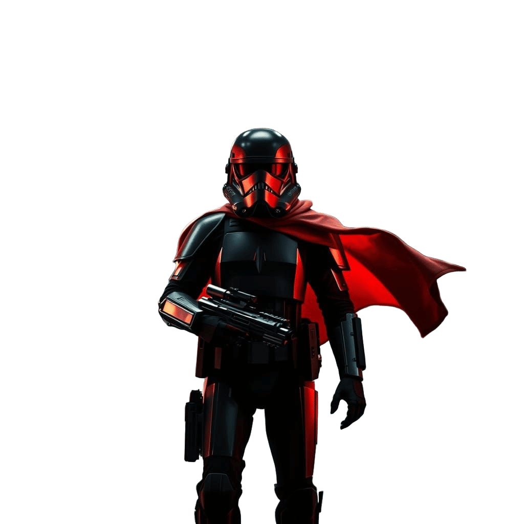 Tactical Death Trooper in Imperial Space Station Cinematic S...