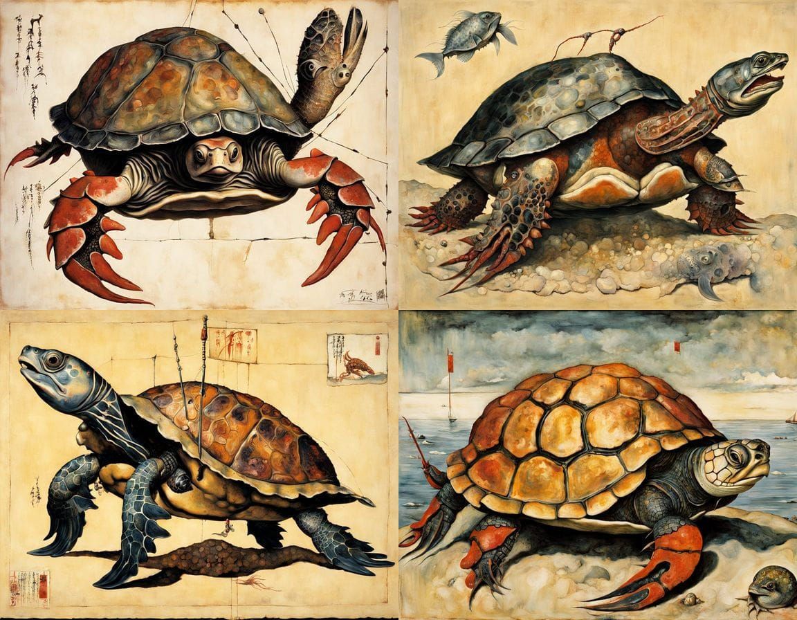 Surreal Japanese Homunculus in Vivisection by Dali-Inspired ...