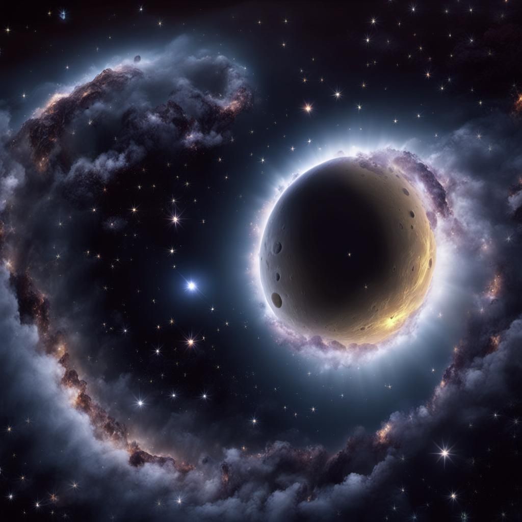 Majestic Moon Concept Art in Vibrant Colors