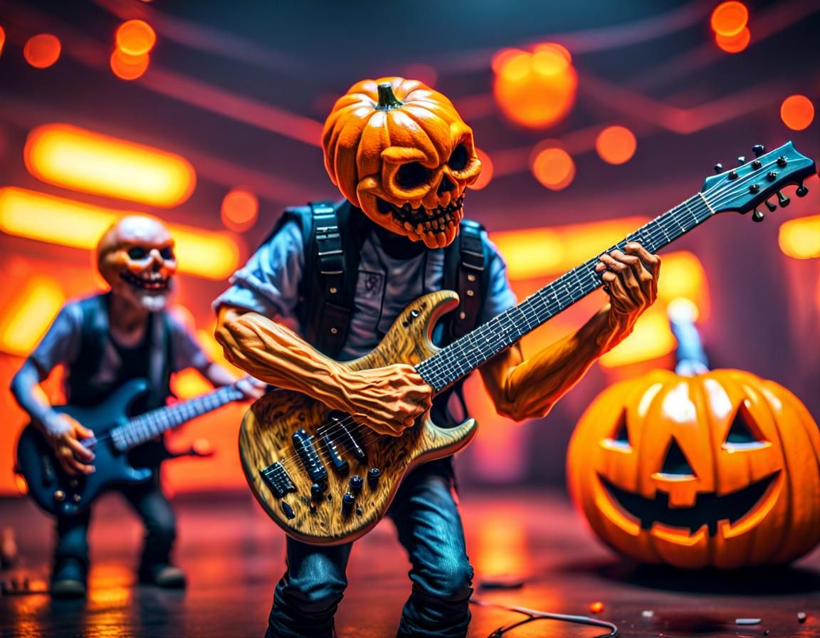 "The Haunted Pumpkins"- Heavy Metal Band