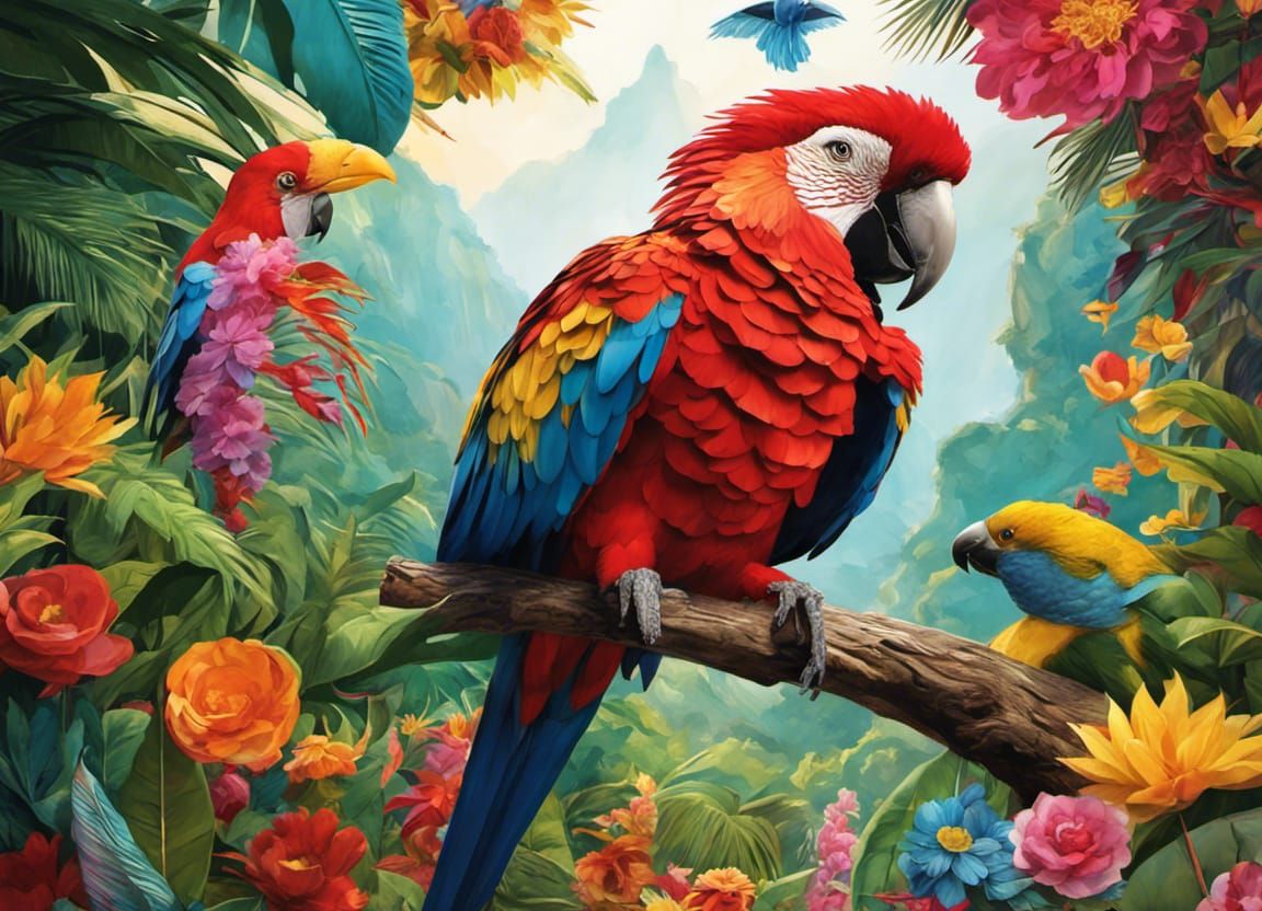 Happy Parrot
