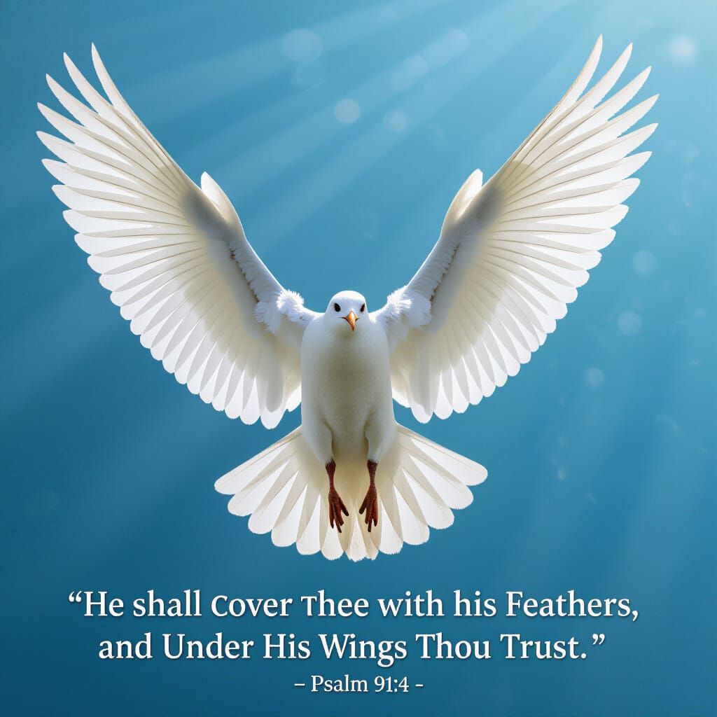 Seraphim Protecting a Child with its Wings