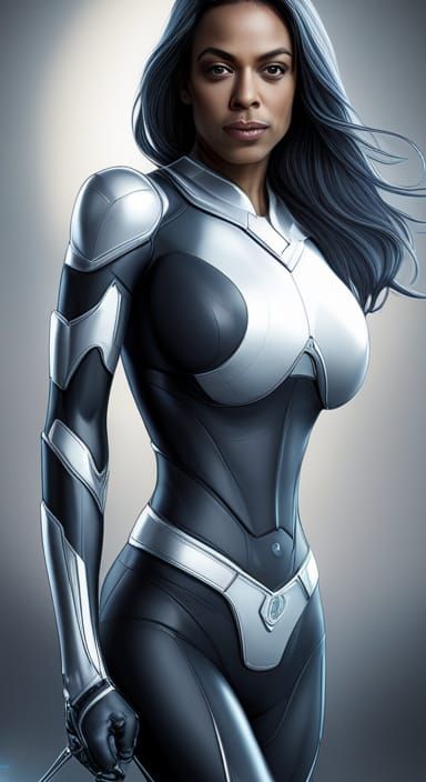 Susan Storm Portrait in Fantastic Four Costume