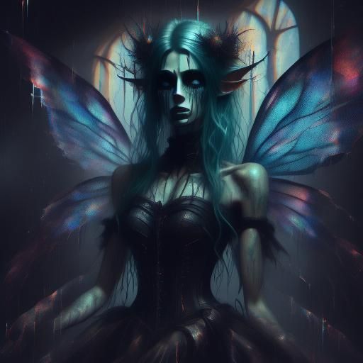 Fairy and Monster Gaze Through Portal