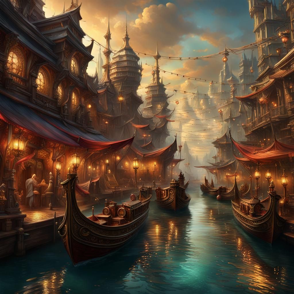 Steampunk Harbour