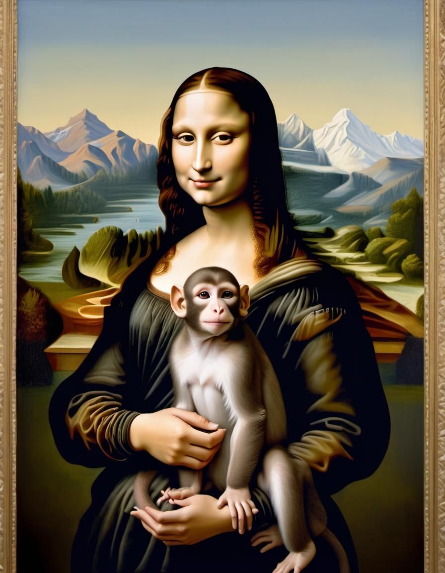 Mona Lisa and the Monkey