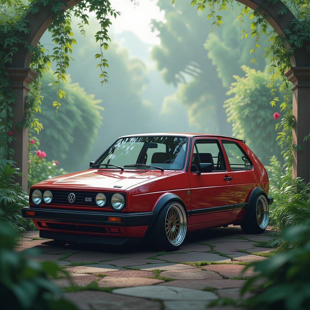1982 VW Golf GTI in Majestic Garden