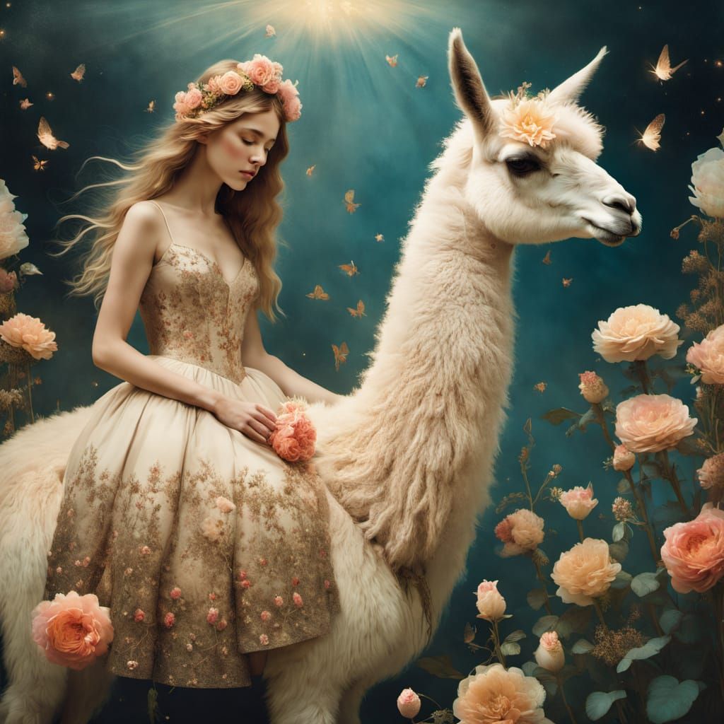 Llama princess