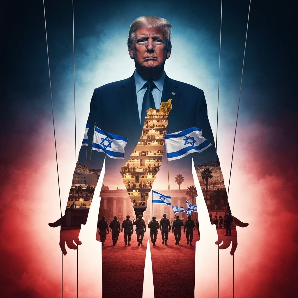 Surreal Double Exposure: Israel and a Dominant Figure