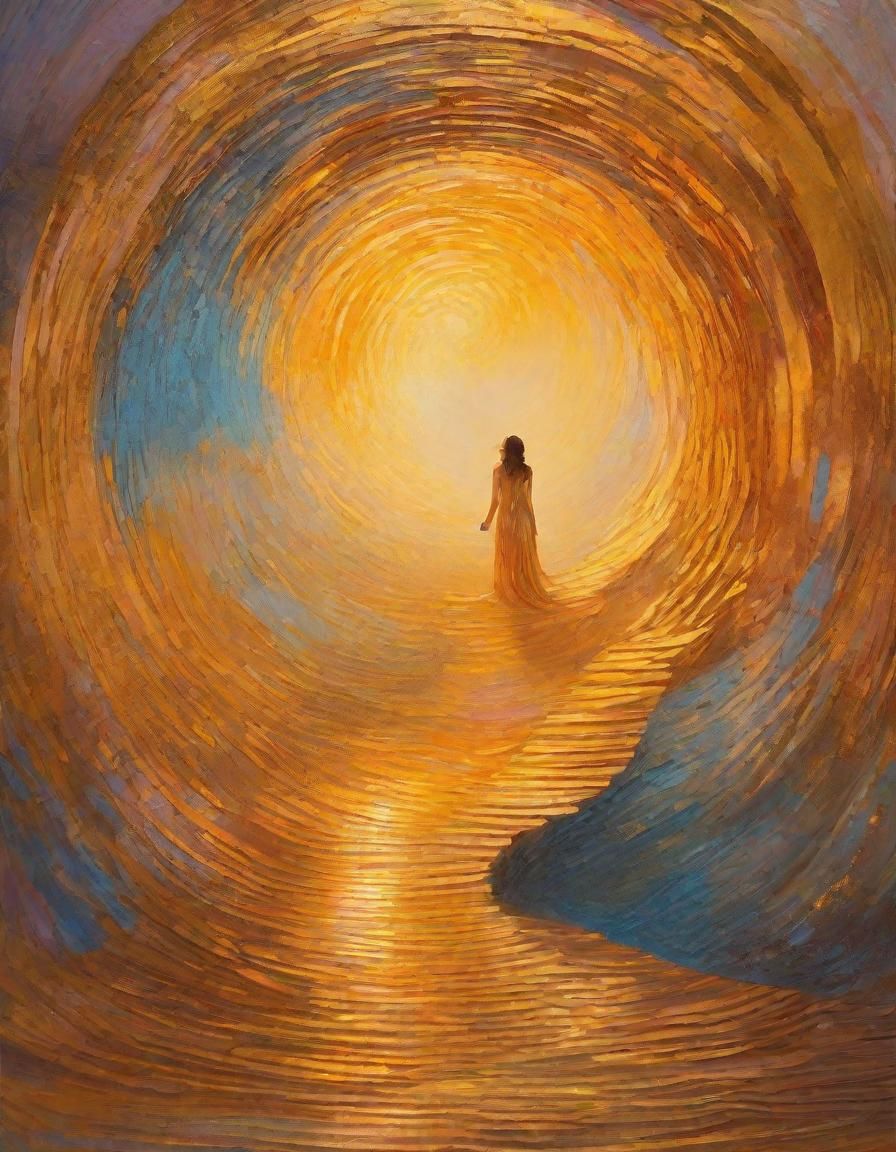 Aphrodite's Ethereal Portal: Glitchcore Art Nouveau Dreamsca...