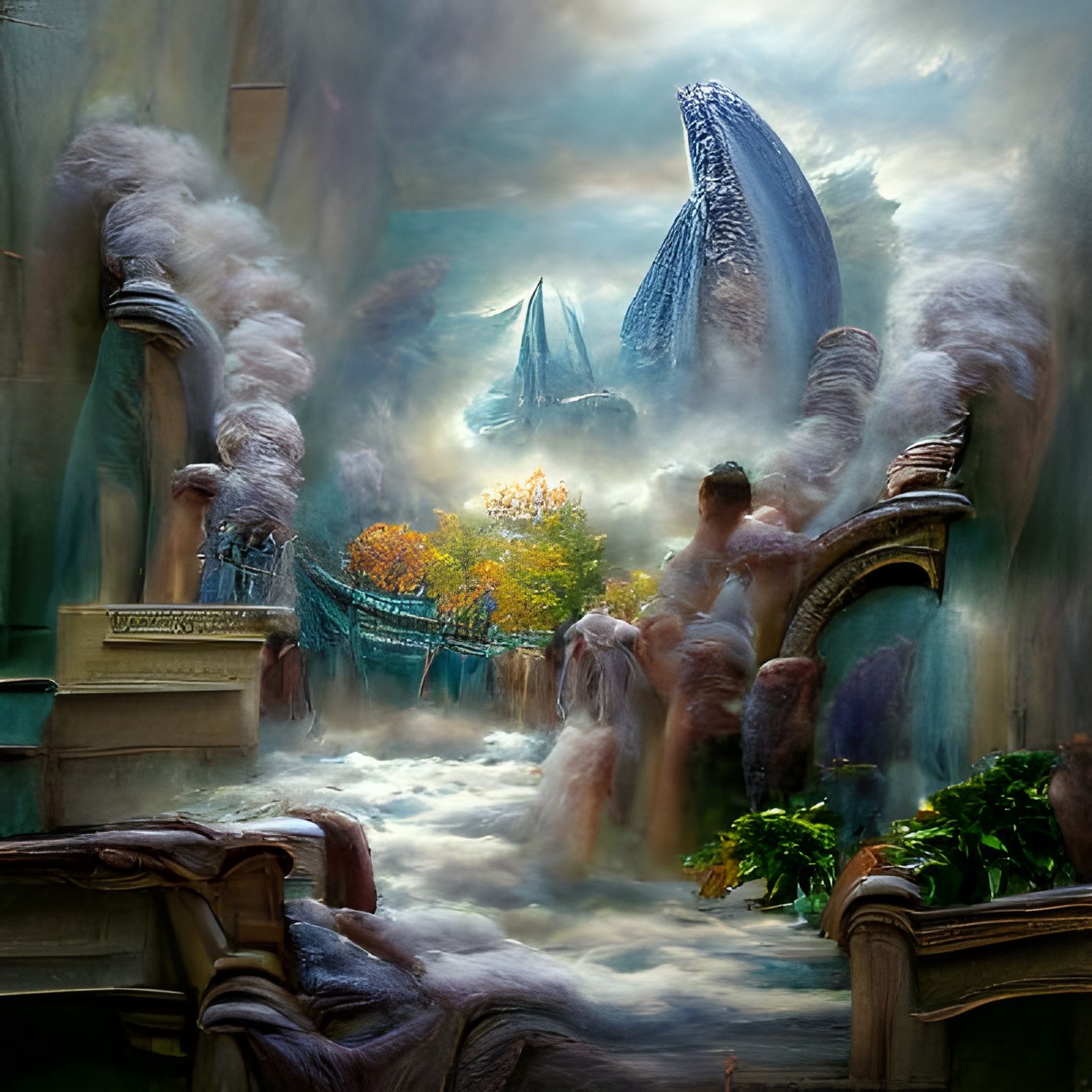 Atlantis Renewal: Ethereal Fantasy in a Classical Style