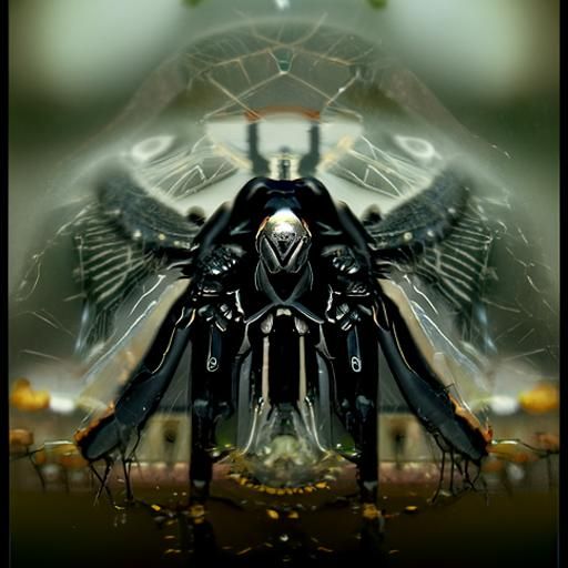 Corrupted Angel of Death in Dystopian World