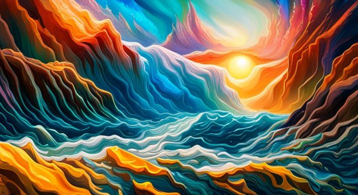 Ocean and Galaxy Graffiti Art in Street Style