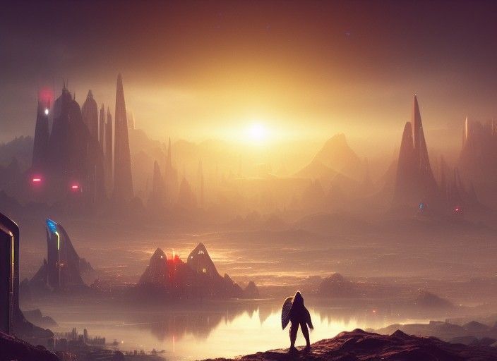 Dystopian World on its Knees: Aetherpunk Concept Art