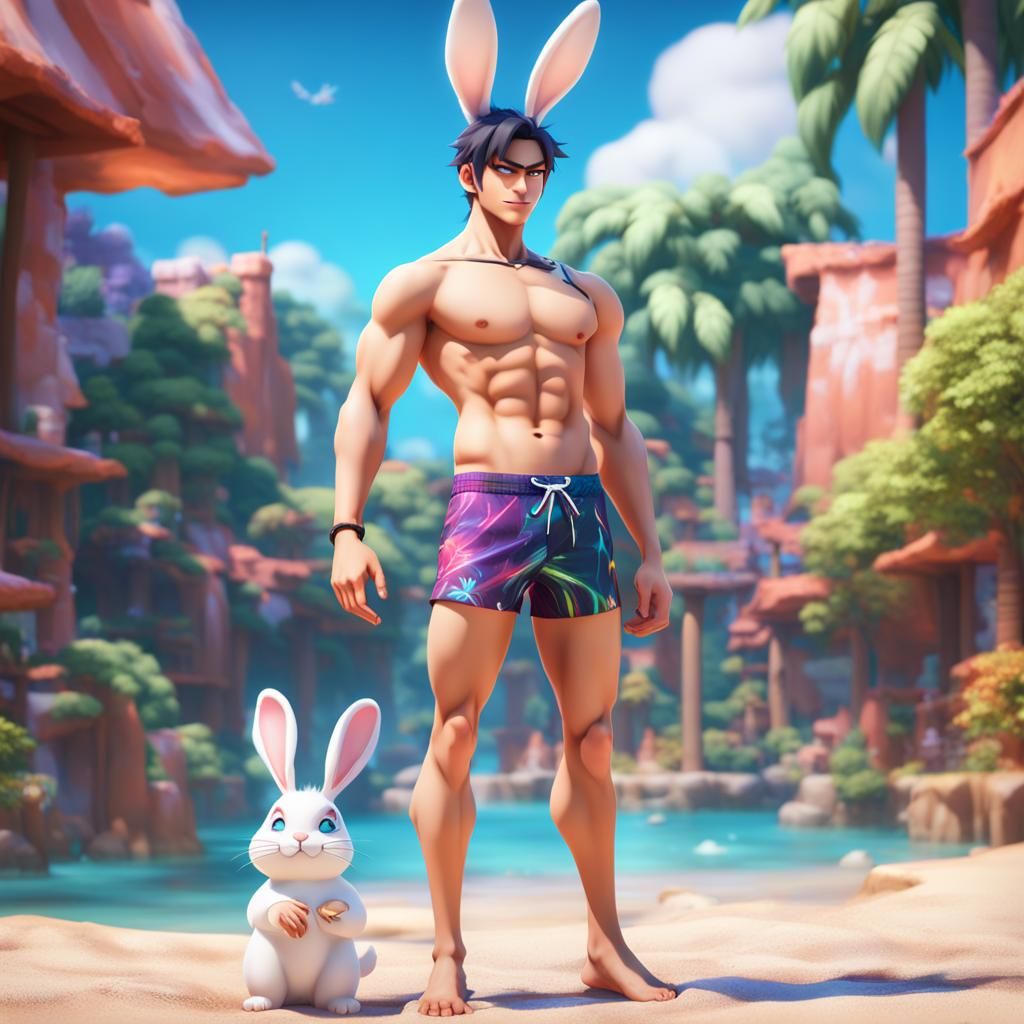 Anime Neko Boy Modeling Contest in 3D Digital Art