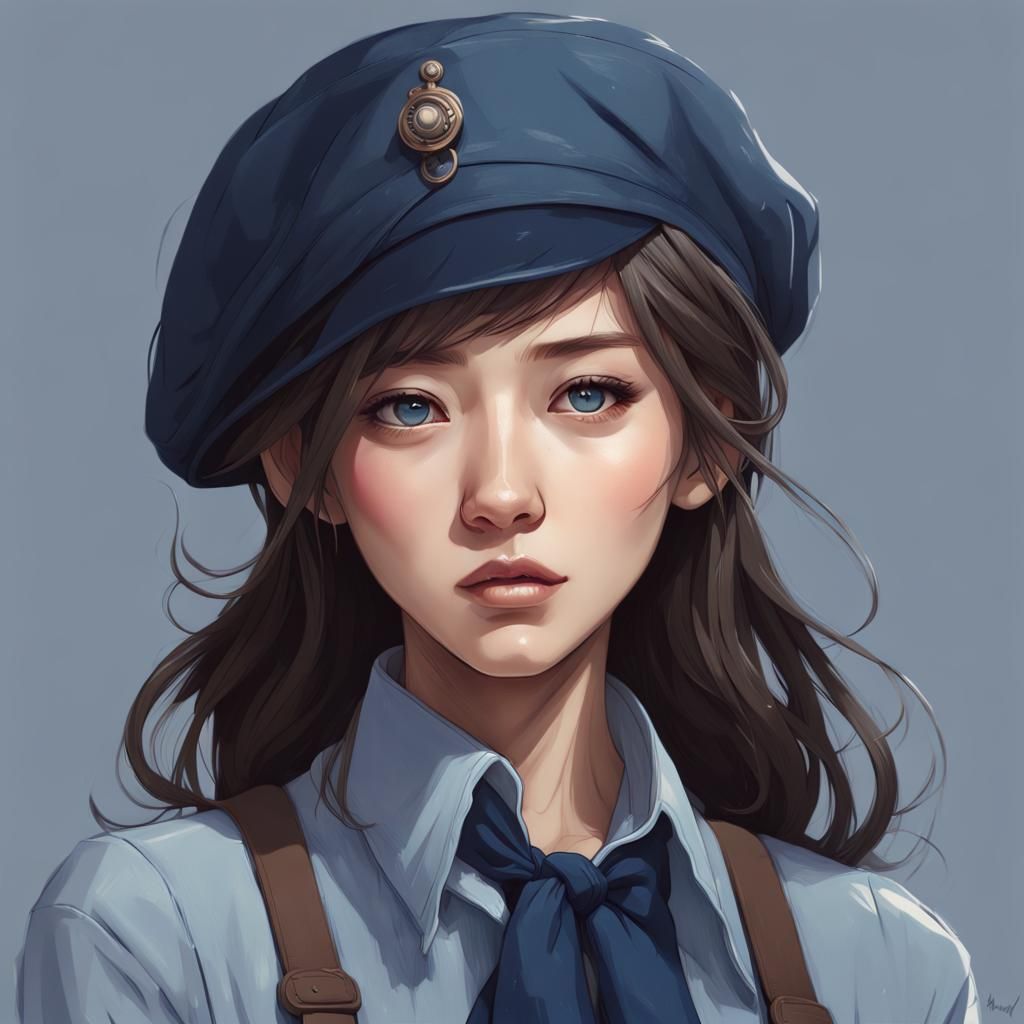 Stylish Korean Woman Portrait in Unreal Engine 5