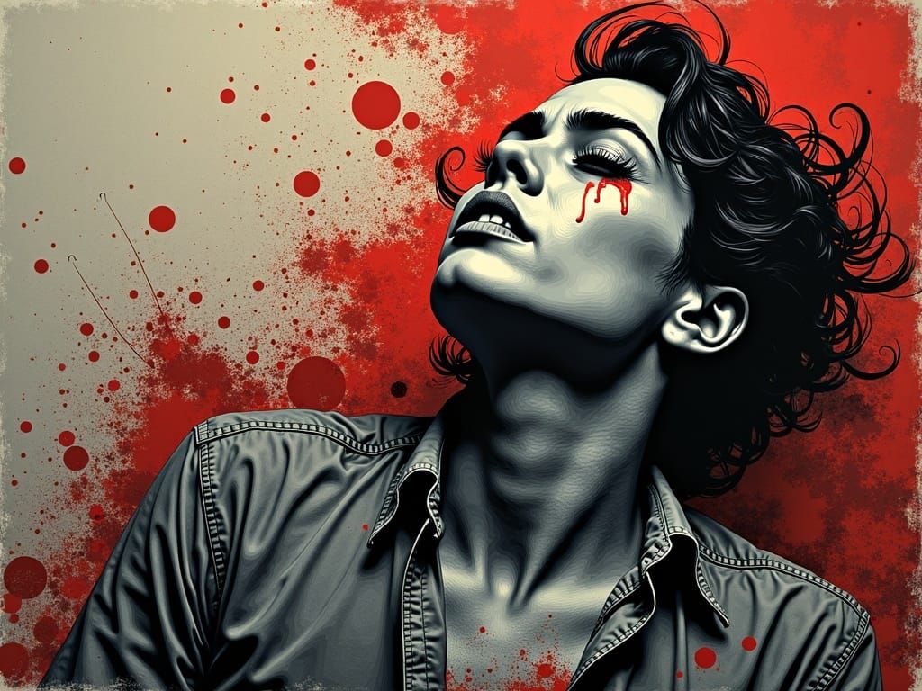 Abstract Distortion Art