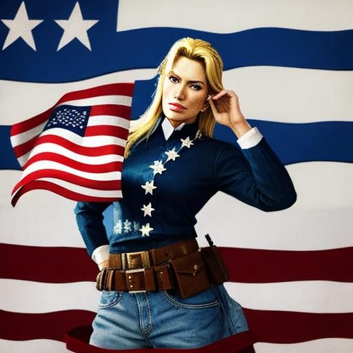 Raising the American Spirit: A Symbolic Depiction