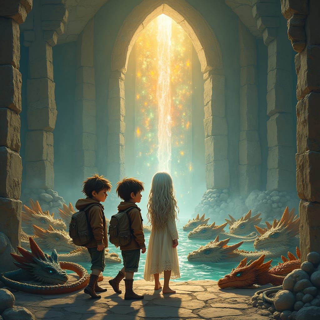 Dragon Lair Discovery: Twin Boys and Silver-Haired Girl