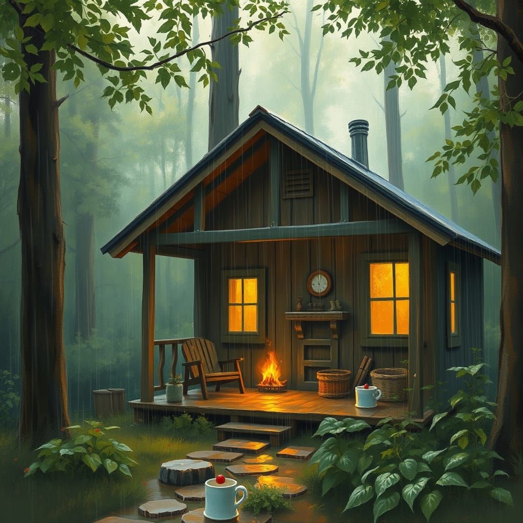A cozy cabin