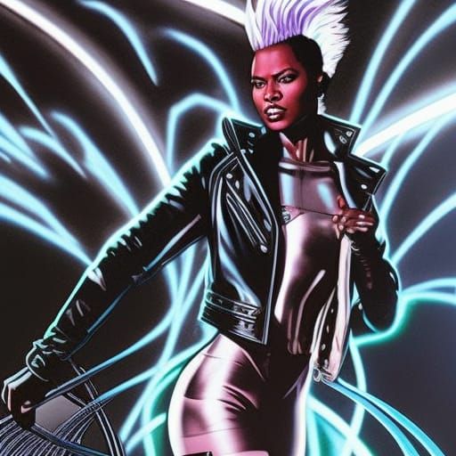 Kenyan Woman as Comic Book Superhero