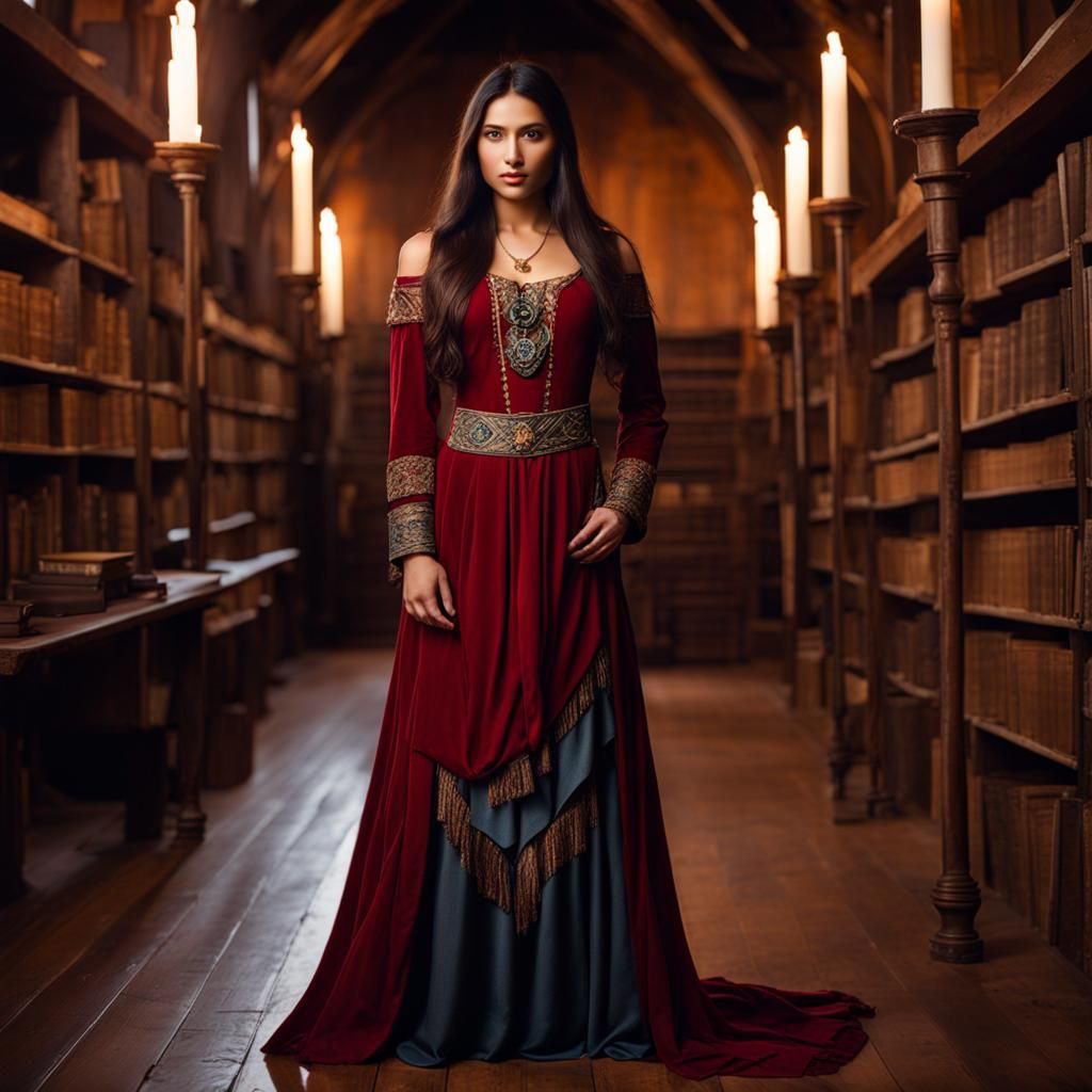 Ethereal Portrait: Native American Mother and Child