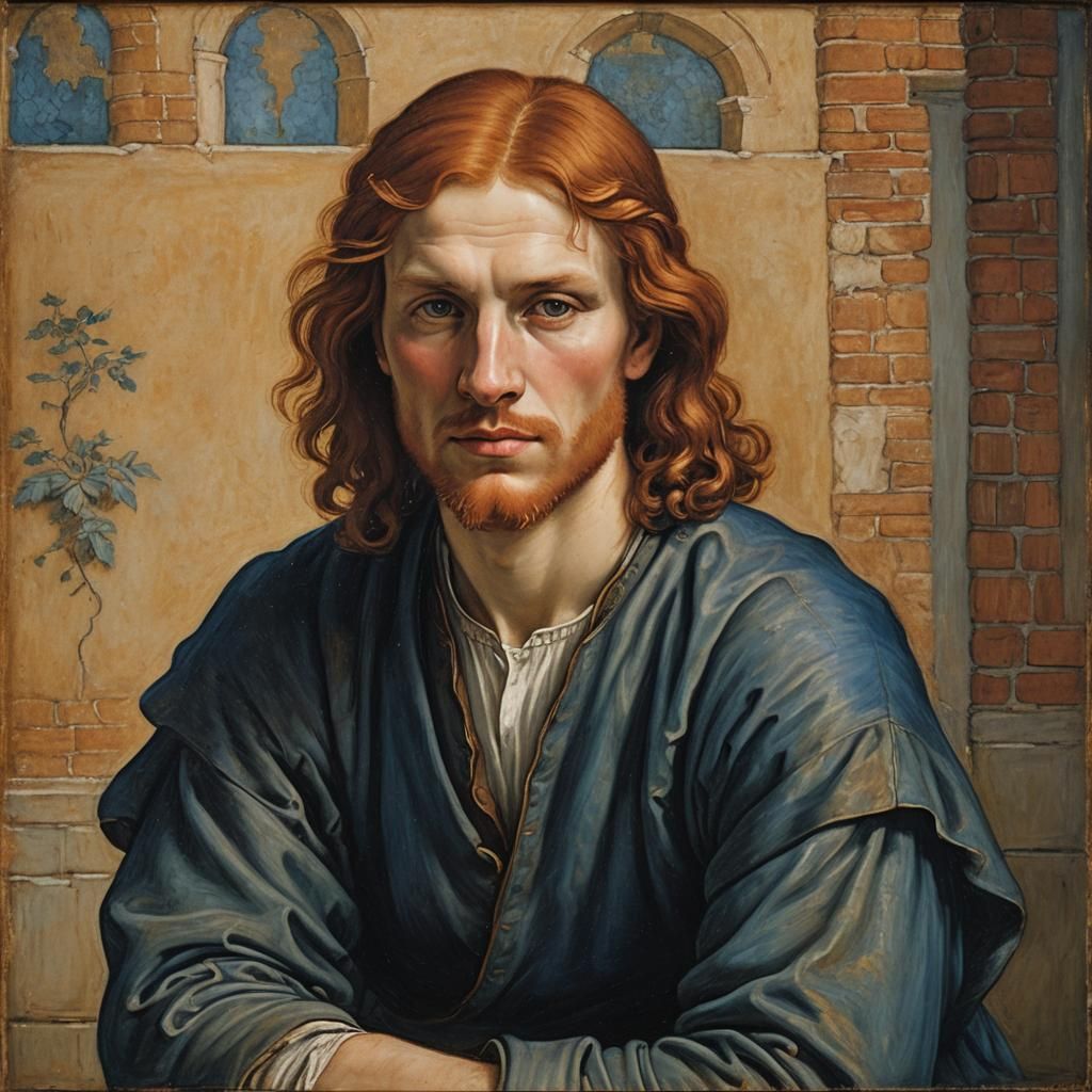 Renaissance Portrait of Red-Haired Noble Man