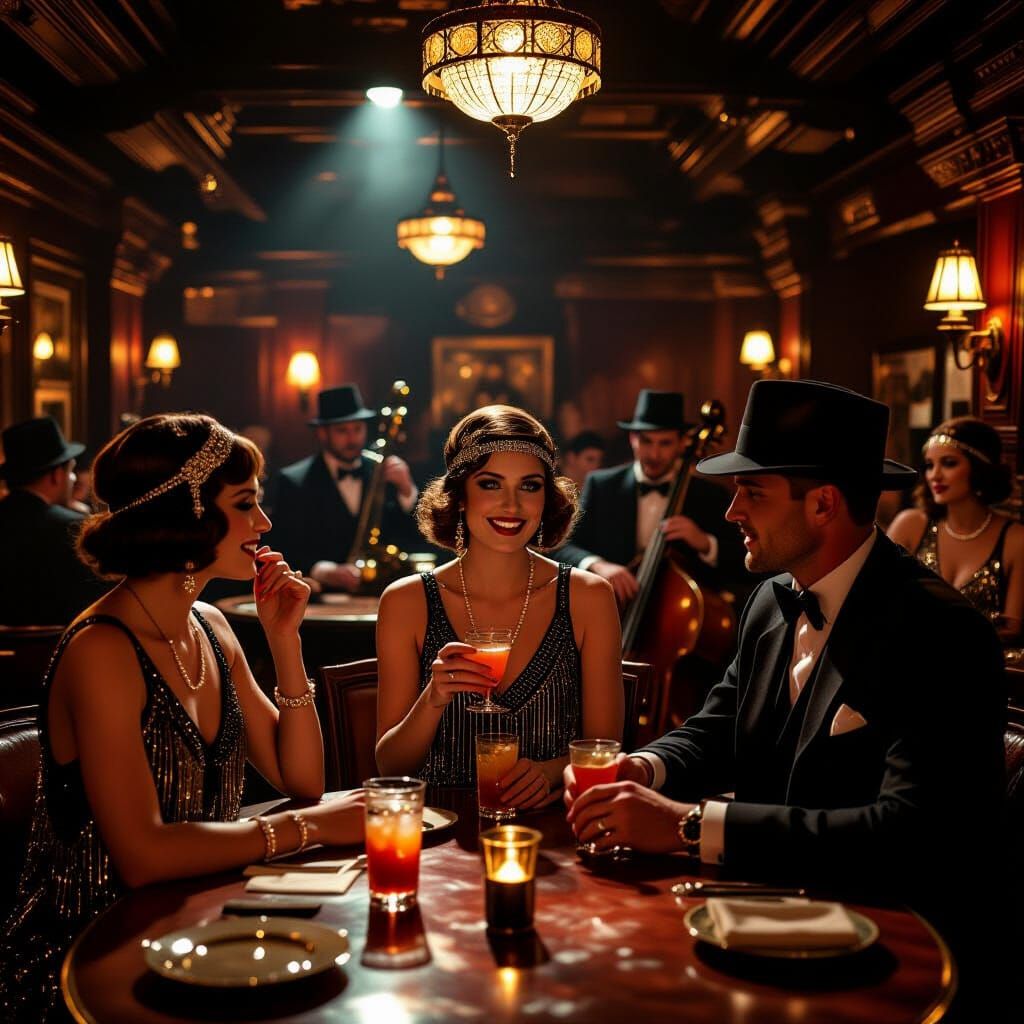 Roaring 20s Speakeasy in River Delta