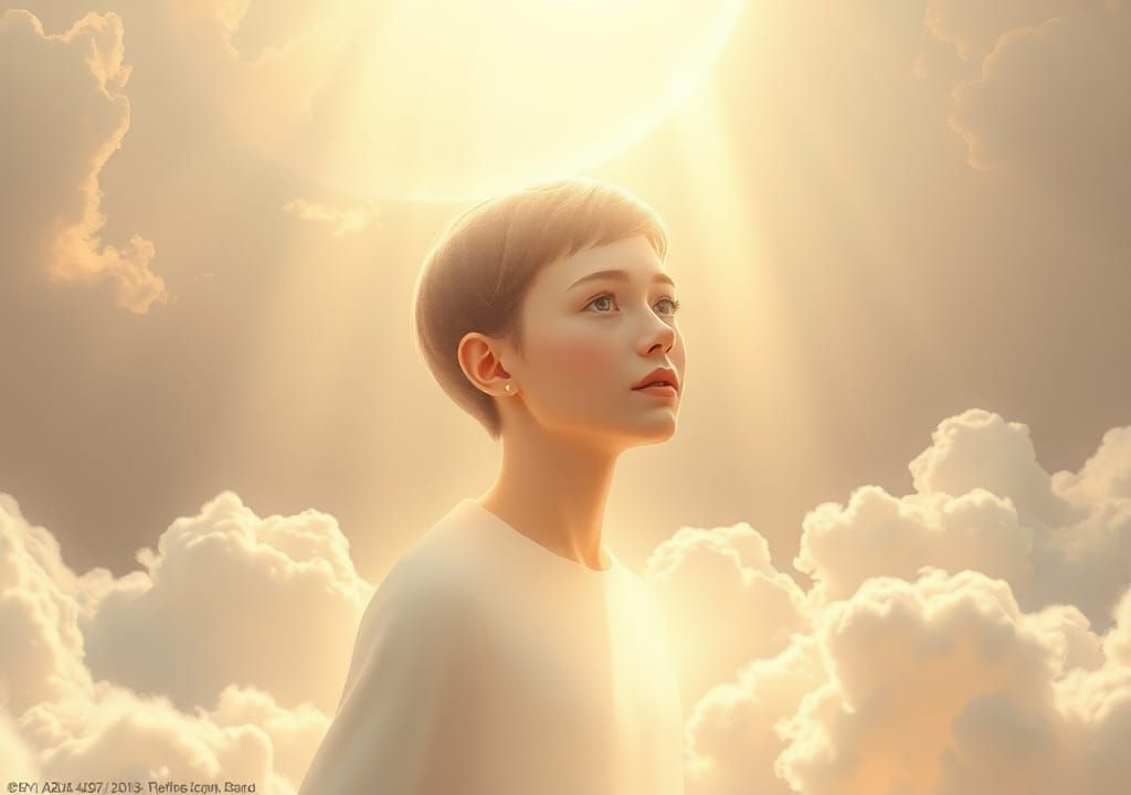 Asimov's AI Incarnation in Dreamlike Digital Art