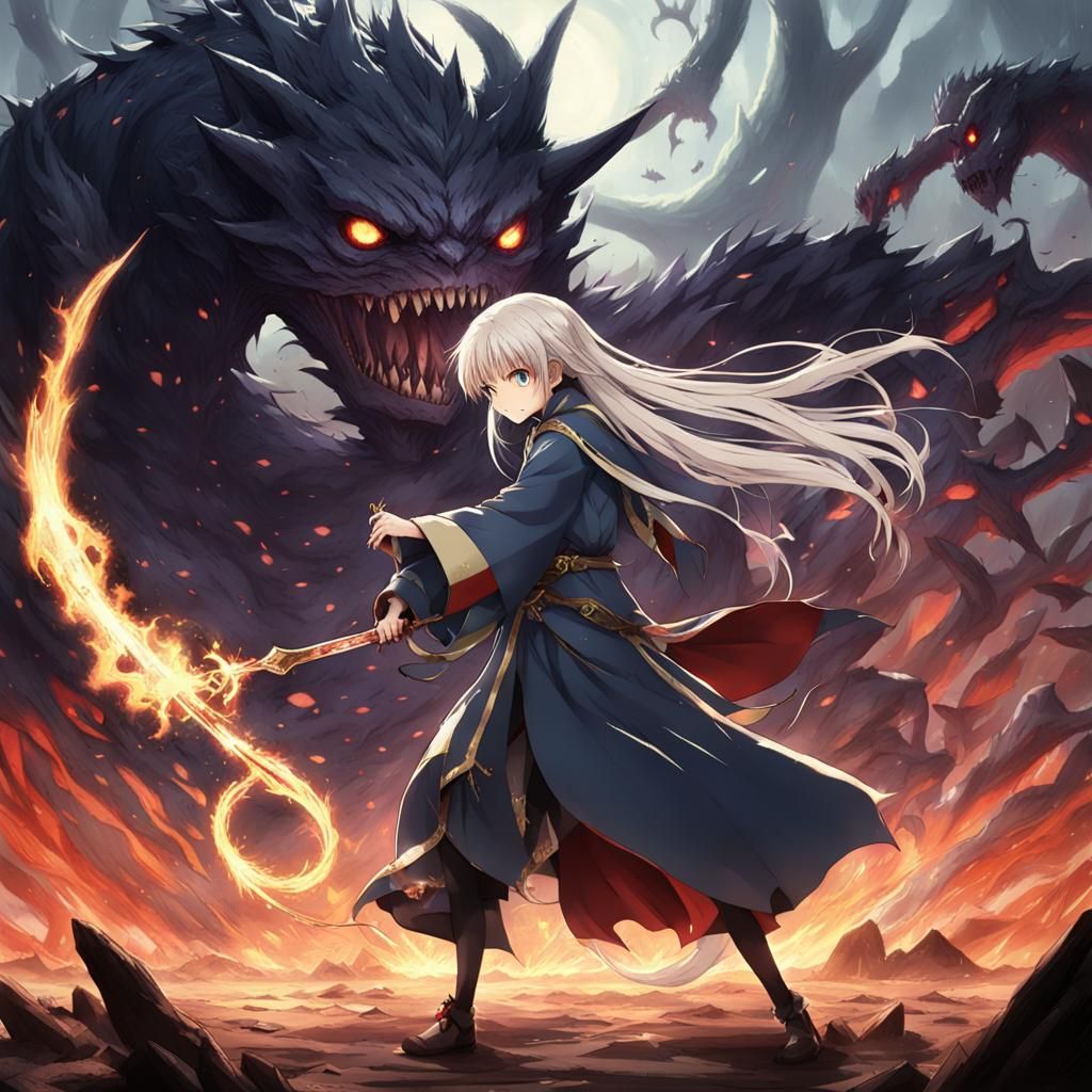 Anime Fantasy: Spellcaster and Monster Defender