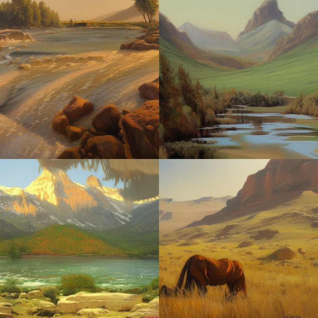 Sheets: Oil Painting in the Style of James Gurney