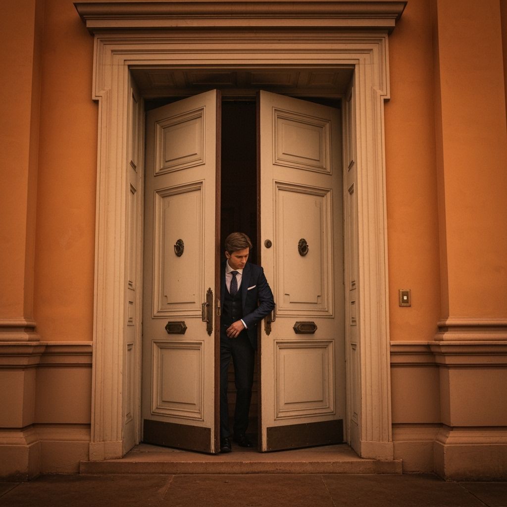 19th Century Crossdresser Greets Soldier: Cinematic Portrait