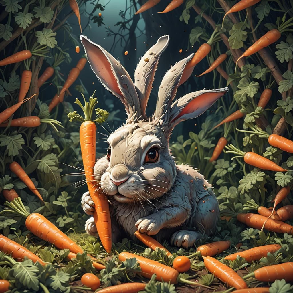 stunning image of a cute adorable tired looking wacky bunny,...