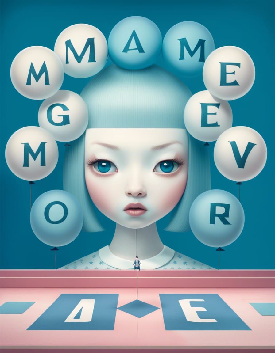 Cyanotype Board Game with Game Over Sign