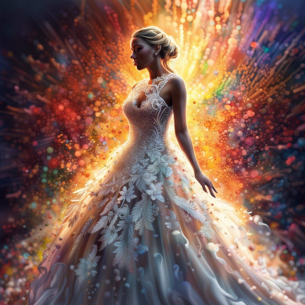 Luminous Wedding Dress Concept Art