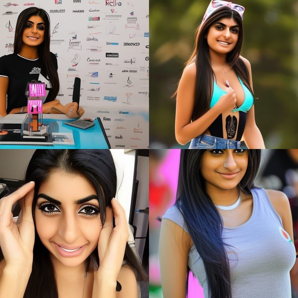 Portrait of Mia Khalifa