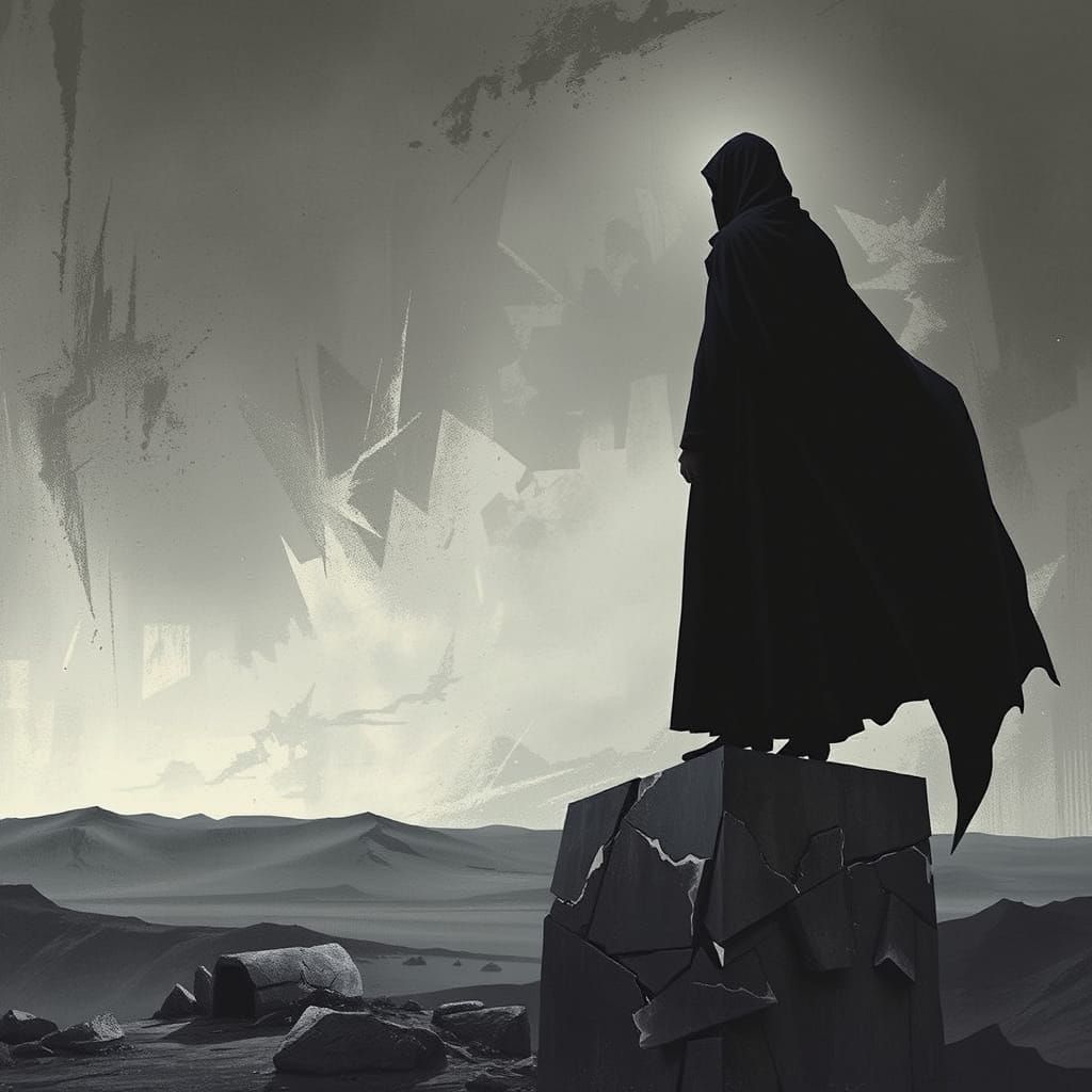 Tyranny. Inspired by at least three Russian artists. Not soft, not warm, not gentle.