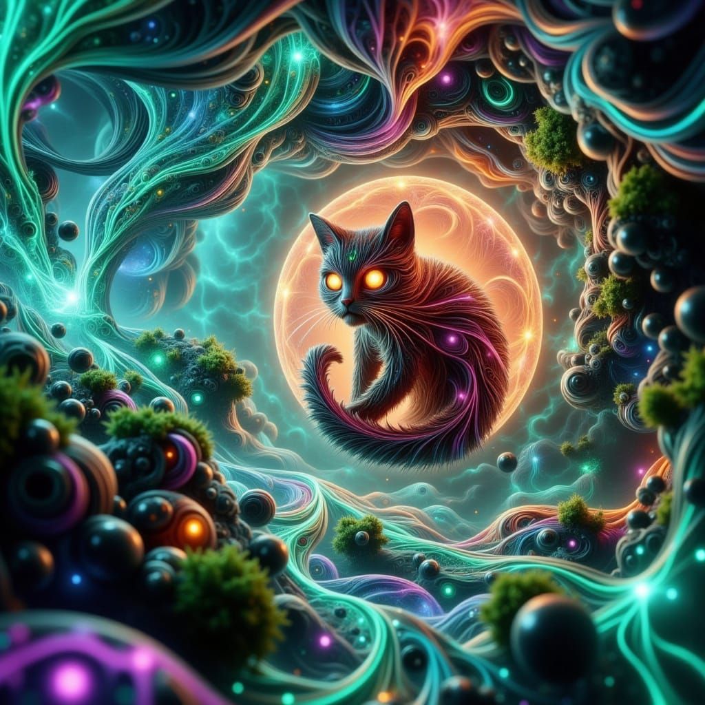 Cosmic Cheshire Cat in a Quantum Fluxus Landscape