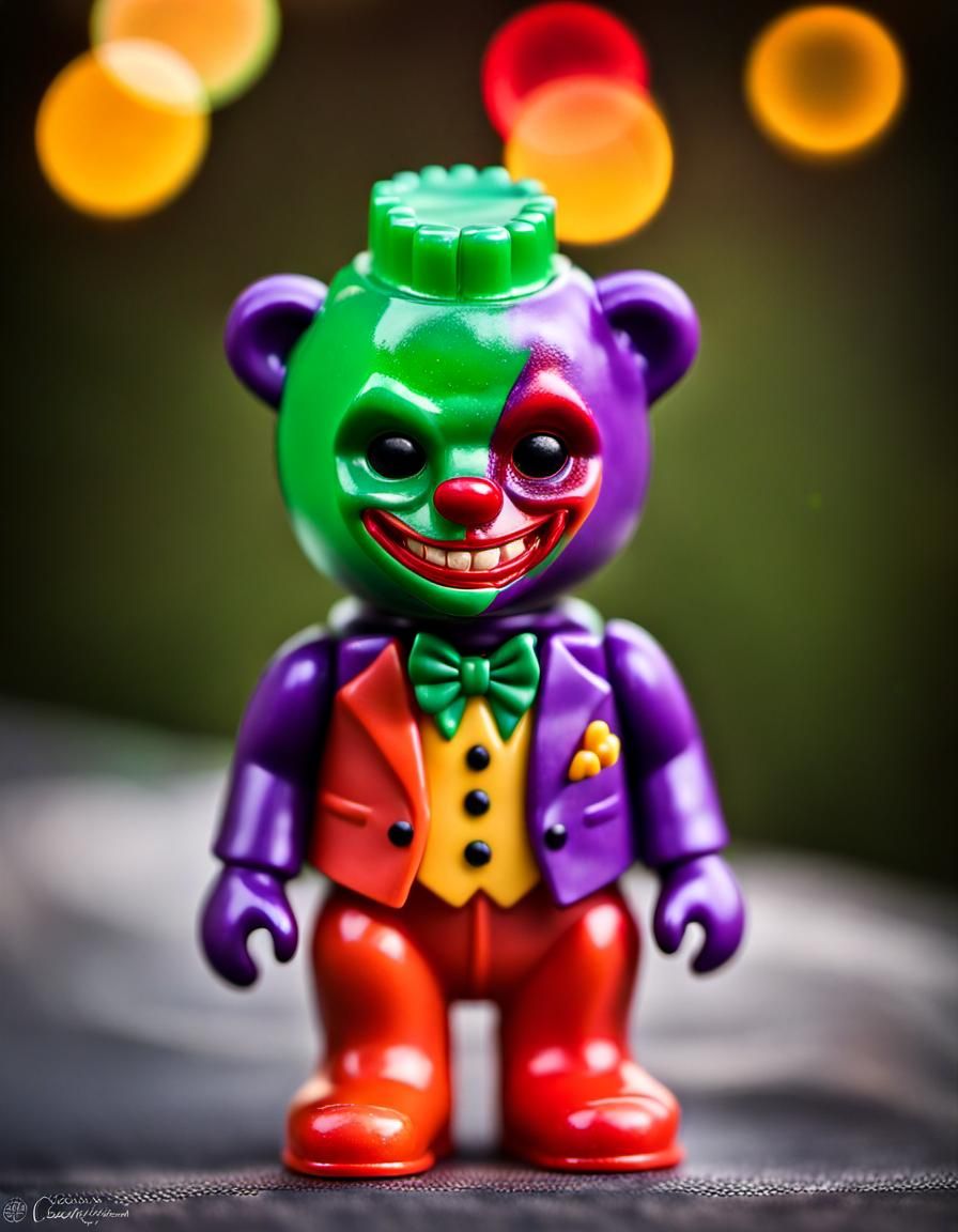 Gummy Bear as Joker: Professional Photography