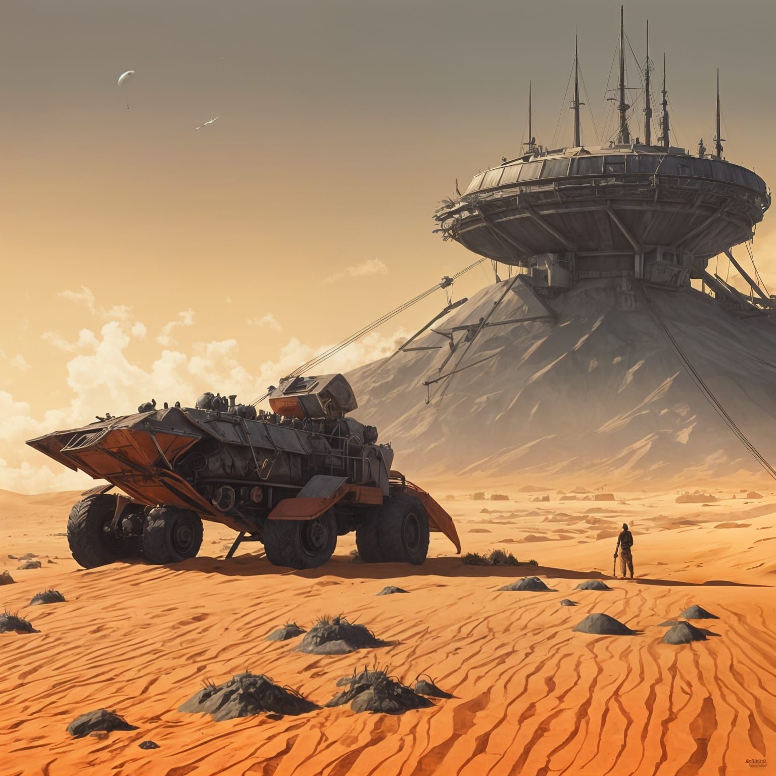 Intruder Harkonnens Raze Native Lands Under Cover of Night