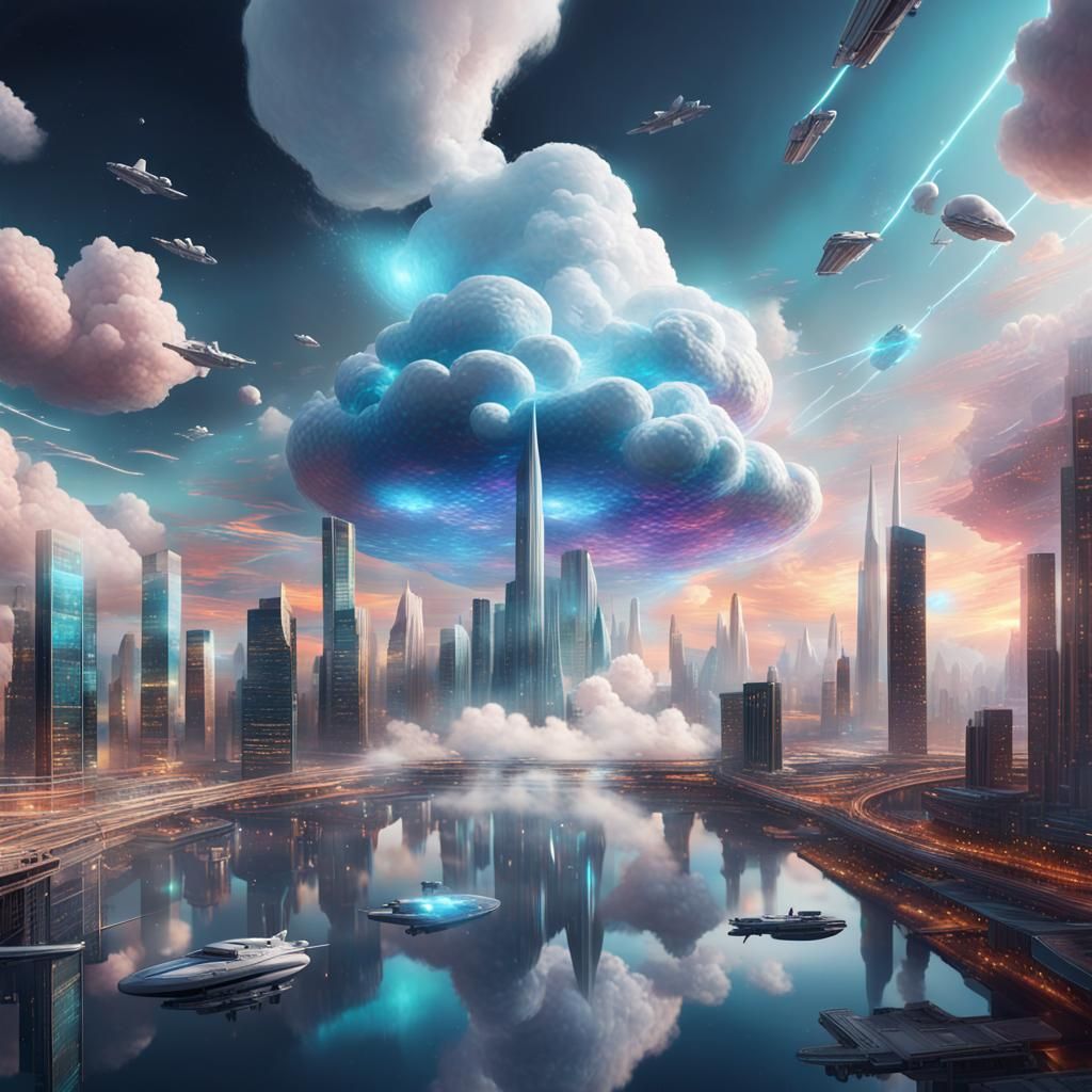 Holographic Art Experience in Cloud Space: Surreal Splash Ar...