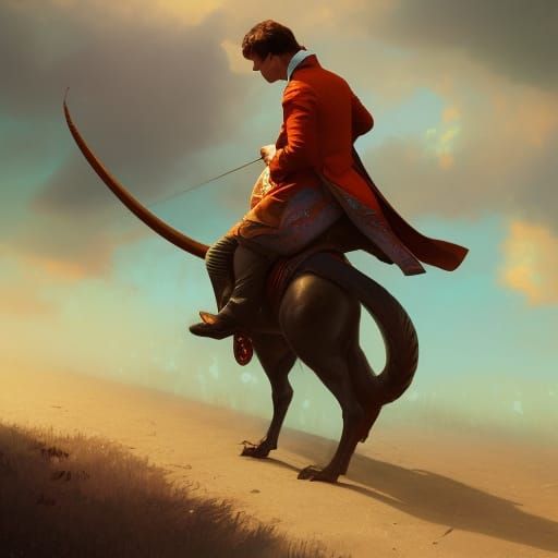 Mr. Darcy Rides a Worm: Hyperdetailed Concept Art