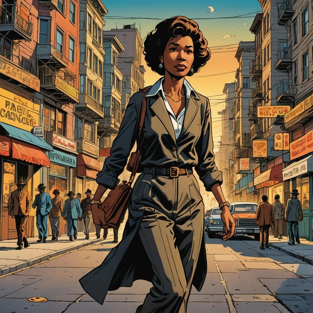 1970s Gangster in San Francisco: Vintage Comic Art