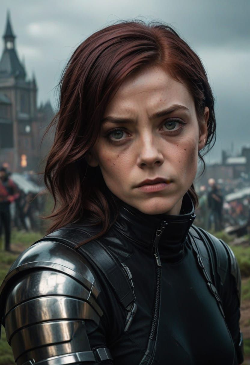 Sophia Lillis as Rogue from the X-Men in Cinematic Film Stil...