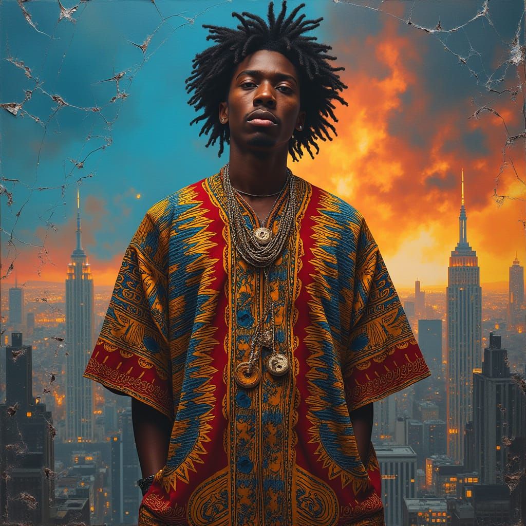 Unapologetic Rapper Defies Societal Norms in Bold, African-I...