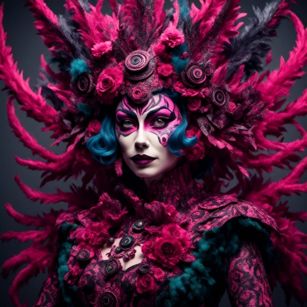 Abstract AI Image Generated From Simple Prompt